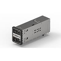 AMP Connectors - TE Connectivity 2227224-1 ການປະກອບກະຕ່າຍ zQSFP+ STACKED RECPT ASSY 2X1