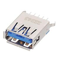 Molex 48408-0003 ຕົວເຊື່ອມ USB Type A USB 3.0 F/A Vert REC 15u'