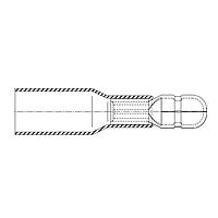 Raychem - TE Connectivity B-106-7401 ຂໍ້ຕໍ່ສາຍສົດ H/S-BULLET TERM 22-18 ແດງ .150
