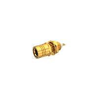 Radiall R115556000 Panel Receptacles SMB / STRAIGHT BULKHEAD PLUG RECEPTACLE FRONT MOUNT SOLDER POT CONTACT