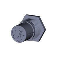 AMP Connectors - TE Connectivity 1-293774-1 ຕູ້ຕໍ່ໄຟ NECTOR M PIN HSG PANEL MOUNT 7P CODE A