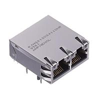 Amphenol Commercial Products RJMG212024110NR ມັກເນຕິກ ຈແກກ RJ Magnetic (RJMG) - 1xN, ຂໍ້ມູນເຂົ້າອອກ, ມຸມຂວາ, ປະເພດຈົກ, ຕົວລ້າງຍາວ, 1x2, 1000 base-T, ສີຂຽວ / ຂຽວ-ເຫຼືອງຂຽວ.