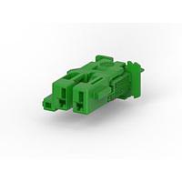 AMP Connectors - TE Connectivity 2289523-3 ກອງປະກອບປຸກ 2P MCON UNSEALED PLUG ASSY, KEY C