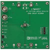 Analog Devices DC2989A ບົດທົດສອບຕົວຄວບຄຸມແຮງດັນໄຟຟ້າ - ຕົວຄວບຄຸມແຮງດັນໄຟຟ້າປ່ຽນແປງ LTM4657 Demo Board 20VIN, 8A DC/DC Reg