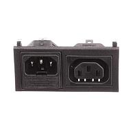 Bulgin BZH11/Z0000/00 ການປະສົມຂອງທາງເຂົ້າ/ທາງອອກ C14-IEC ໂມດູນພະລັງງານທາງເຂົ້າທີ່ມີຟິວດ