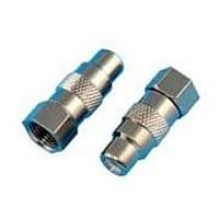 AIM-Cambridge / Cinch Connectivity Solutions 25-7580 ຕົວແປ RF - ລະຫວ່າງຊຸດ ADAPTER RCA RCA(F) ເປັນ F(M)