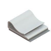 Essentra Components CFCC-3-05A-RT ແຄມປ໌ ແຄມປ໌, ຟແຕດ, ຕິດຕັ້ງດ້ວຍການກະຈາຍ, ສີຂາວ, 1 ອິນຊິ້ຍ ຍາວ