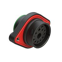 Amphenol SINE Systems AHDP02-24-14SN-SRA ຕົວເຊື່ອມ 14 ຕຳແໜ່ງ ຕິດຕັ້ງບົດປະຕູ