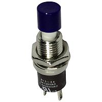 Shin Chin R13-24A-05-BU ປຸ່ມກົດສະຫນອງ SPST OFF-(ON) ສີຟ້າ