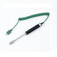 Sterling Sensors HSSCTK6MM2501MC1 Surface Probe ກັບ Ceramic Tip &amp; Spring Loaded Disc (Type K 6x250mm 1M+Plug; -75~400°C)