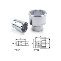 TOPTUL BAEA3267 ເຕົ້າສຽບ 6PT (1" Dr. x 67mm, L=90mm)