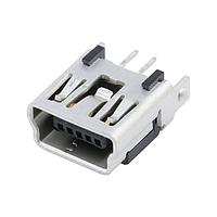 Molex 500075-0517 ຕົວເຊື່ອມ Mini USB Type B Connectors USB Mini-B Recept Vert. w/Solder Tails