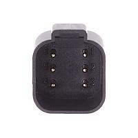 Amphenol SINE Systems AT04-6P-BM01 6-ທາງ AT RCPT 6P (Au) PCB BRD MNT NO POTING BK