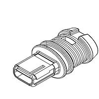 DEUTSCH - TE Connectivity D369-MR33-NS1 ຕົວເຊື່ອມ 3 ທາງ ປົກກັນສະເຫຼີມ REC C YD369-MR33-NS10000