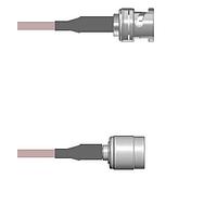 Amphenol Custom Cable Q-0K053000R018i ສາຍສັ້ນ RF BNC-SP/TNC-SP G316D 18I