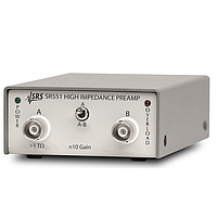 Stanford SR551 Preamplifier ສູງ impedance (×10, >1 TΩ input impedance)