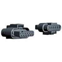 AMP Connectors - TE Connectivity 2098559-5 ຮາວຊິ້ງ 6 ຕໍ່ຕຳແໜ່ງ Sld 1.2mm cln bdy MCON Ky A CPA HT