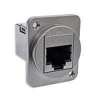 Switchcraft EHRJ45D6S440 ກອງປົກປ້ອງ Modular RJ45 CAT6 Shielded D/C Hsg #4-40 Tapped