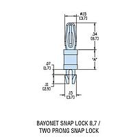 Heyco 10186 ການສະຫນັບສະຫນູນ PCB HLSP11-10 NATURAL NYL PCB Support