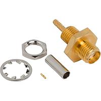 Amphenol 901-10796 ຕົວເຊື່ອມ SMA ST CBL-JCK BHD CRM IP67