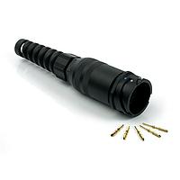 Amphenol Audio MP-4101-37P-C ຕົວເຊື່ອມສາຍສະເພາະມີກະດູກກັບການປະຕິບັດຄອມໂບມພ້ອມກັບຝາປິດ