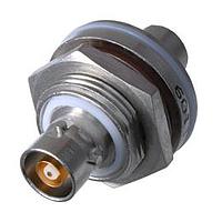 Trompeter / Cinch Connectivity Solutions BJ153FL ຕູ້ຕໍ່ສັນຍານ RF / ຕູ້ຕໍ່ສັນຍານ Coaxial TRS BLKD JK Feed-thru INSL