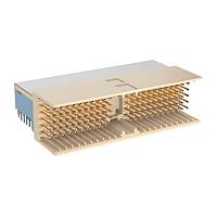 ERNI - TE Connectivity 923763-E ຕໍ່ຕັ້ງຮາດແມດຕິກ ERMA 132 MI 1 L1 * 3,50 A-F V-V 9999 * 2