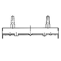 Alpha (Taiwan) RA45D1F-210-11D1-B10K ສ୍ଲାଇດ ໂພເຕນຊຽມຕໍເຕີເຣີສ/ແຟດເດີສ DUAL RAIL MONO UNIT TRAVEL 45MM 10K