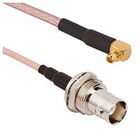 Amphenol RF 095-850-207-048 ການປະກອບສາຍ RF BNC Blkhd Jck - MMCX Plug 48 ນິ້ວ RG-316