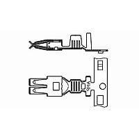 AMP Connectors - TE Connectivity 963892-1 ການເຊື່ອມຕໍ່ໄວ STECKHUELSE 6,3