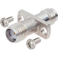 Amphenol SV Microwave 1129-6280 ຕົວແປ RF - ໃນຊຸດ SMA F-F FM ADAPTER