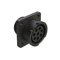 Amphenol SINE Systems FLS014N8S03-PM ຕົວເຊື່ອມ 8 POS SQUARE FLANGE RECEPT