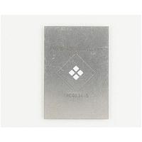 Chip Quik IPC0034-S ປຸ່ມຊ່ອງແລະຕົວແປງ QFN-72 ແຜ່ນສແຕນເລດສະຕີນເນລລ