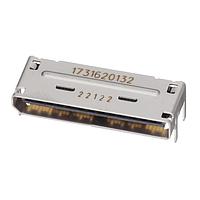 Molex 173162-0132 ຕູ້ຕໍ່ສັນຍານ I/O NanoPitchIO Recpt RA TH 80Ckt