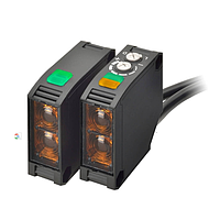 OMRON E3JK-TR13-C 2M ເຊັນເຊີ Photoelectric ການສະຫນອງພະລັງງານໃນຕົວ (Through-beam, 40000 mm, Relay)