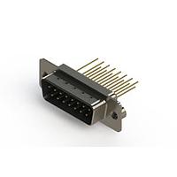 EDAC 627-M15-223-LT2 ຕົວເຊື່ອມ D-Sub - ຕົວເຊື່ອມ D-Sub ຄວາມໜາ້ຄວາມຖືກມາດຕະຖານ ແບບຕັ້ງຕົວແບບຕັດກະເປົາ