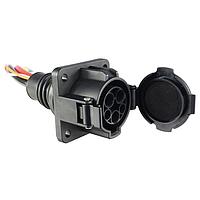 KS Terminals VCSU2A080E0 ປົກກັນຝາ UL2251, 240V, 80A, ເຟສດຽວ, ທາງເຂົ້າຍານພາຫະນະ, ຝາປົກກັນຝຸ່ນເປີດຂ້າງຊ້າຍ, ຄວາມຍາວສາຍສະເຄືອມ 1 ແມັດ