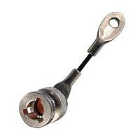 Trompeter / Cinch Connectivity Solutions RFI455-15 ເຄື່ອງສົມບັດ 1553 Twinax PLG RFI Cap 4" SS Lanyard