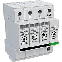 CITEL DS74US-277Y/G ອະຊີພະເວີດິນແຣວ AC Power Surge Suppressor, 70kA max, 480/277V, ເຟສດຽວ, 3P+GSG