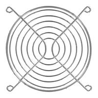 Qualtek Electronics 08124 ກາດພັນລົມຮູບລວຍສາຍ 120mm, ພັນສີນິເຄວລຄຣອມສະຫວັນແຈ້ງ