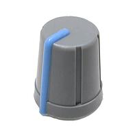 Eagle Plastic Devices 450-4663 ປຸ່ມຮູບສົງຄ້າຍ SOFT TCH D SH GY/BL