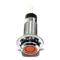 Mallory Sonalert FL1M-8FJ-2-Y12V ອິນດິເຄເຕີ LED YEL 8MM NUT 12VAC/DC UL