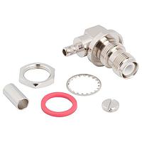 Amphenol RF 122500RP ຕົວເຊື່ອມ R/A Bulkhead Jack RG-58 Reverse Plrzd
