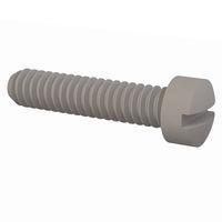 Essentra Components 010348F043 ກຸມສູກເຄື່ອງຈັກ Fillister Slotted Screw, #3-48 Thread, 7/16 Lg