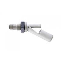 Cynergy3 RSF46HFP ຕົວຈັບລະດັບນ້ຳຢຸ່ງຕົວຕັ້ງຢູ່ຮອງສະເພາະ, SPNO 100VA, PPS, ຢ່າງປິດ Nitrile, ປລັກ M12