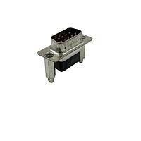 Adam Tech DE09-PE-1-BL ປລັກ CONN D-SUB PLUG 9POS VERT SLDR