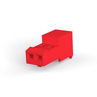 AMP Connectors - TE Connectivity 3-641237-2 ຮູງຮັບ Receptacle Housing REC 02P C/E 22AWG W/O TABS