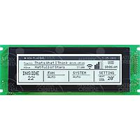 Matrix Orbital GLK24064-25-422-FGW ຈໍ LCD ກາຍຟຣາຟິກອັດສະຫຼາດ 240x64 ຂໍ້ຄວາມສີດຳ ຂໍ້ຄວາມສີເທົາ/ຂາວ 25 ປຸ່ມ