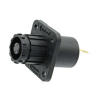 Amphenol Industrial SLPRIRABPSO2 ຕົວເຊື່ອມພະລັງງານ 1000V DC, Gen 2.5, 5.7mm, Surlok Plus, Receptacle, Panel Mount, ສີສົ້ມ, Busbar, IP67(MATED), Keyway 30