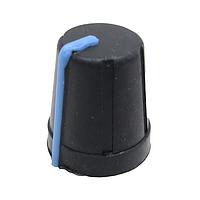 Eagle Plastic Devices 450-4763 ປຸ່ມຮູບສົງຄ້າຍ SOFT TCH D SH BK/BL